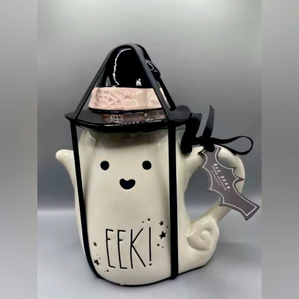 Rae Dunn EEK! Halloween Ghost